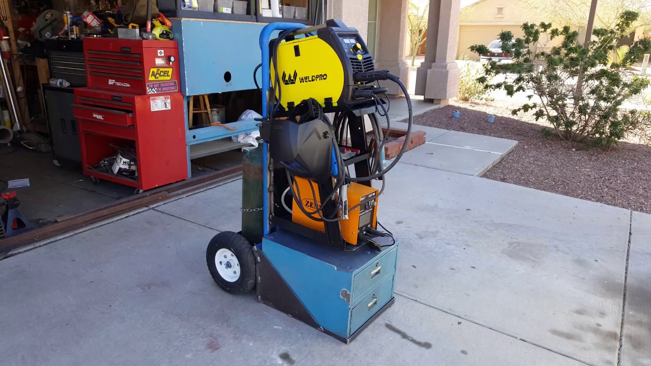 Harbor Freight Welding Cart/Dolly Mashup - Complete
