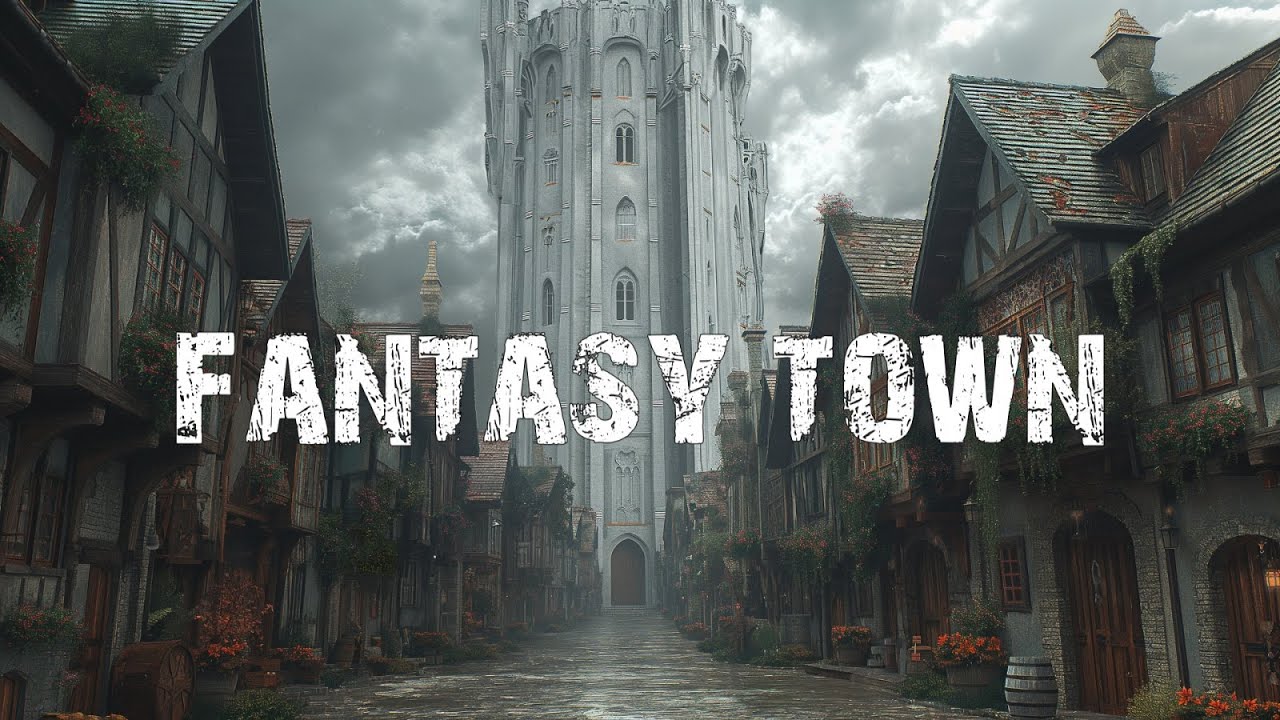 Fantasy Town Ambient Music for D&D - The Tower District of Baldur's Gate