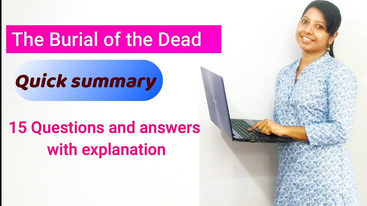 TS Eliot  The Waste Land /The Burial of the dead, questions and answers FOR UGC NET ENGLISH,TGT,PGT
