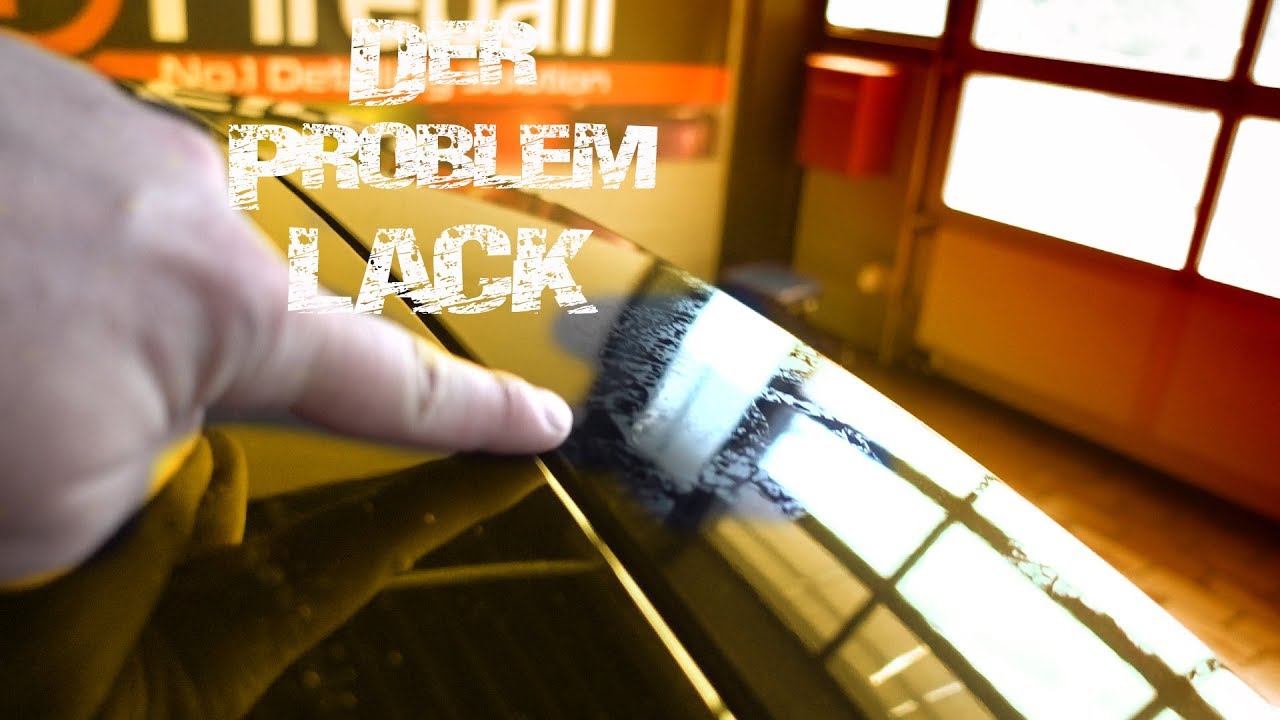 Der Problemlack // Lackschaden durch Folie entfernen