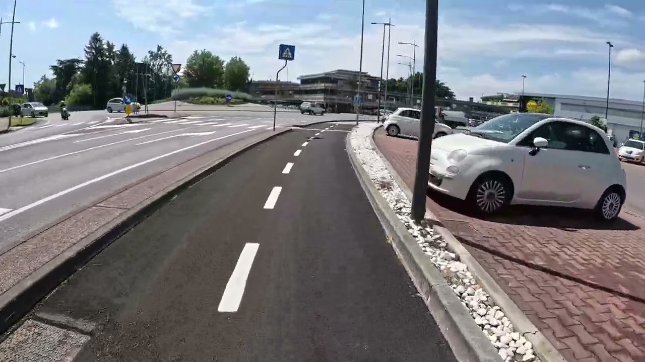 ALPE - ADRIA PART 10 AUSTRIA - ITALY by bike, trainer route