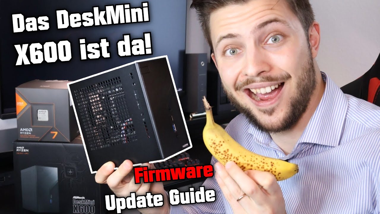 Das DeskMini X600 ist da! 😍 Ryzen 8700G APU läuft mit DDR5-6400 & ASRock Bios Firmware Update Guide