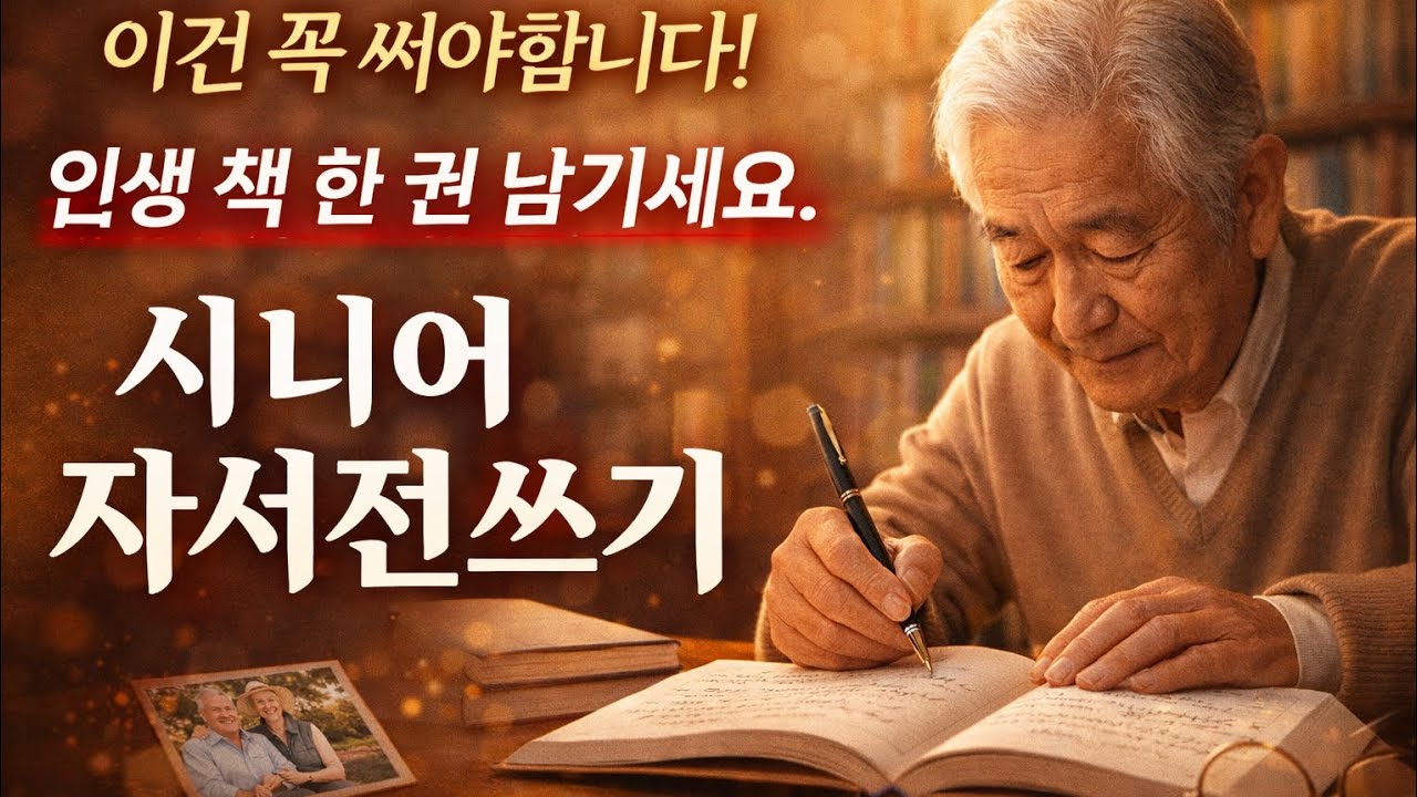 “당신의 인생, 한 권의 책이 됩니다” – 시니어 자서전쓰기