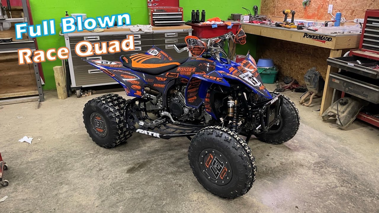Yamaha YFZ450R XC Race Quad Full Time Lapse Transformation