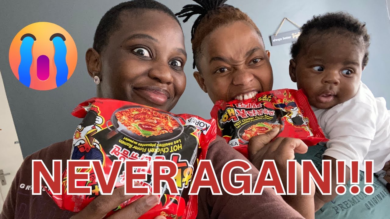 Hot Noodle Challenge gone Wrong ft baby