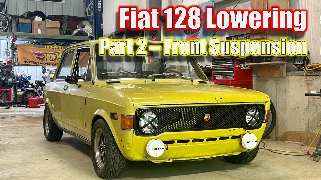 Занижение Fiat 128 — Часть 2 — Передняя подвеска