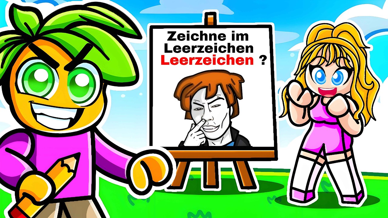 WIR spielen DRAW IN THE BLANK in Roblox!