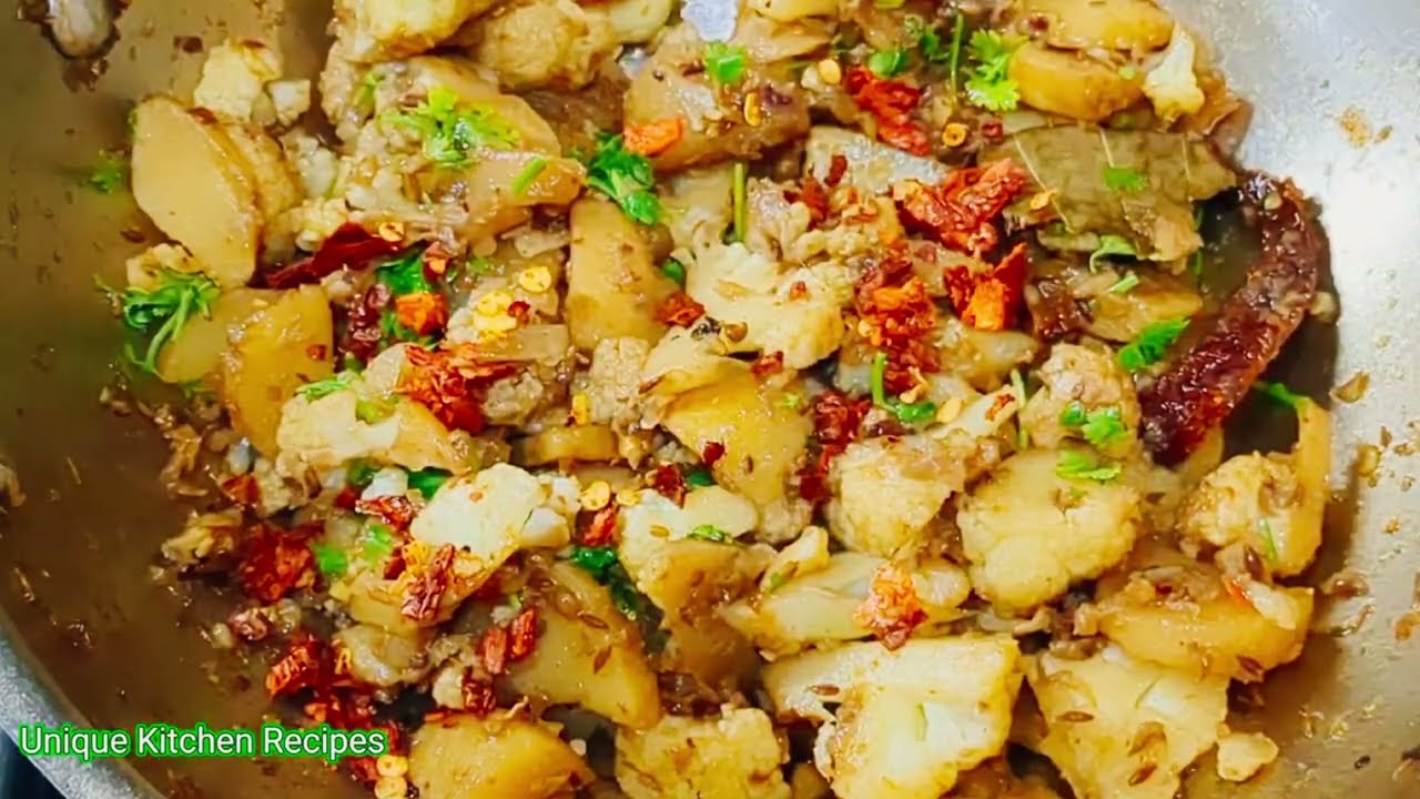 Tasty cauliflower Dry Subji । गोभी आलू की चटपटी स्वादिष्ट सब्जी । गोभी स्टू रेसिपी।