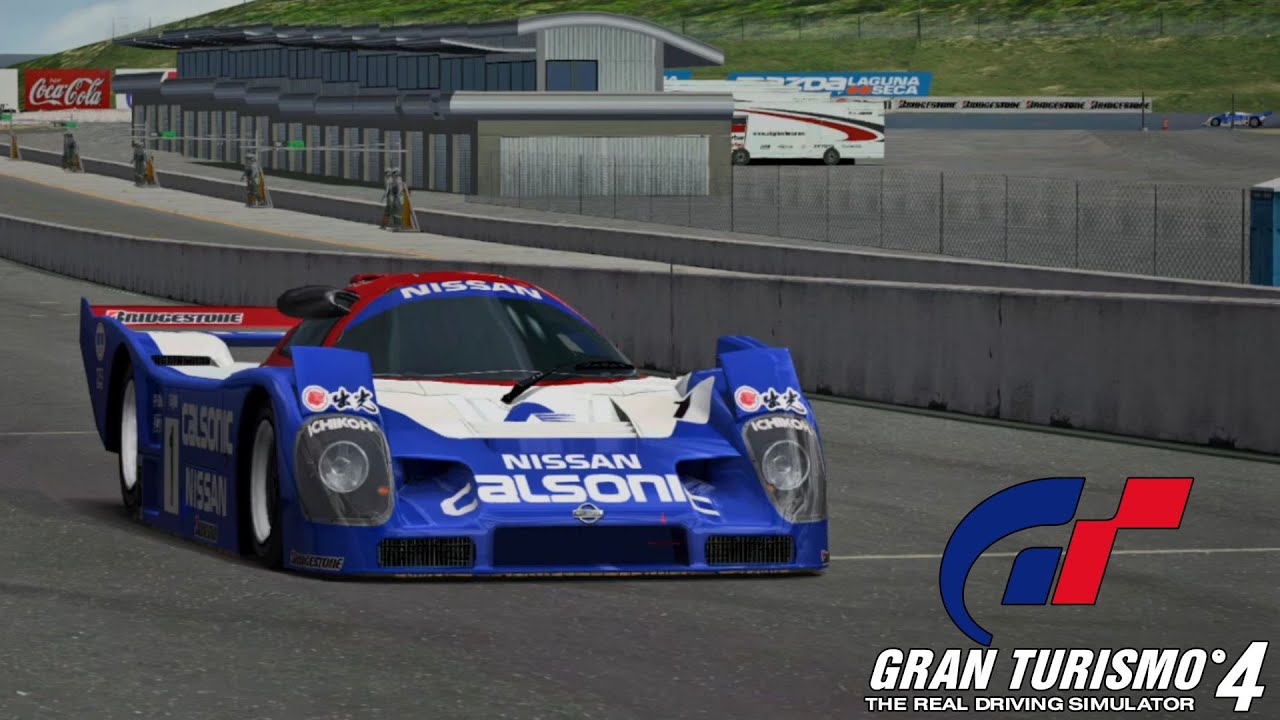Gran Turismo 4 | Nissan R92CP Race Car '92 @ Laguna Seca | 4K 60FPS