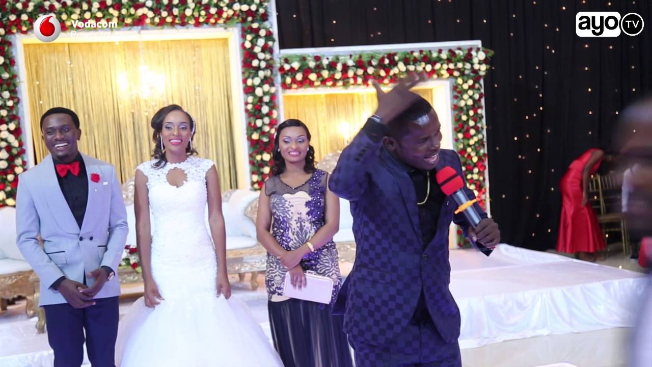 Mc Pilipili kwenye harusi ya Mchekeshaji Masanja
