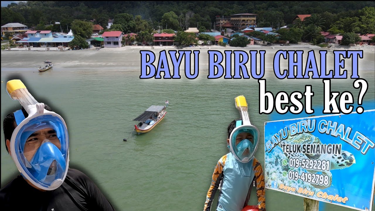 BAYU BIRU CHALET Teluk Senangin | biasa je tetapi wow !!!!