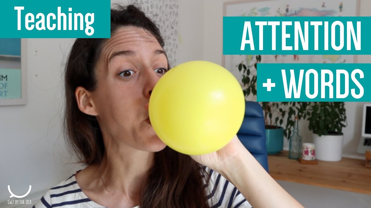 Use BALLOONS to BUILD ATTENTION and TEACH NEW WORDS