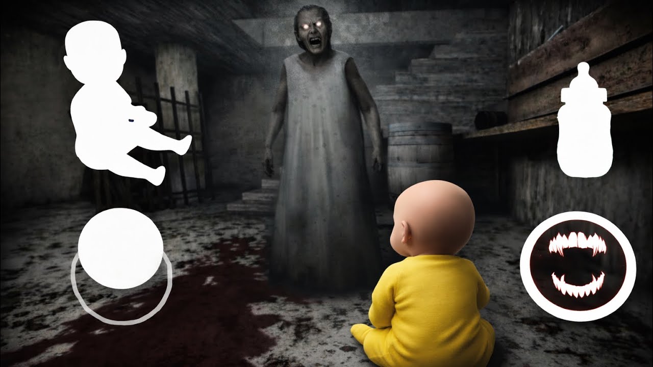 Granny vs Baby in Yellow 😱 | Scariest Horror Gameplay 😱💀🔥 