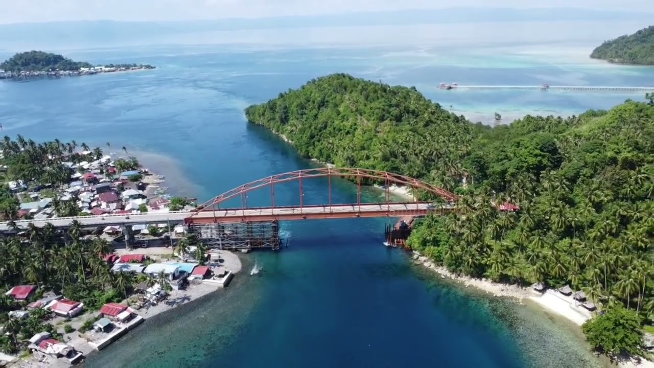 Wawa Bridge Aerial view video in Liloan Southern leyte 