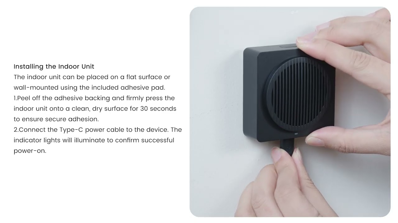 Installation de la sonnette connectée Aqara Doorbell Camera Hub G410 Select