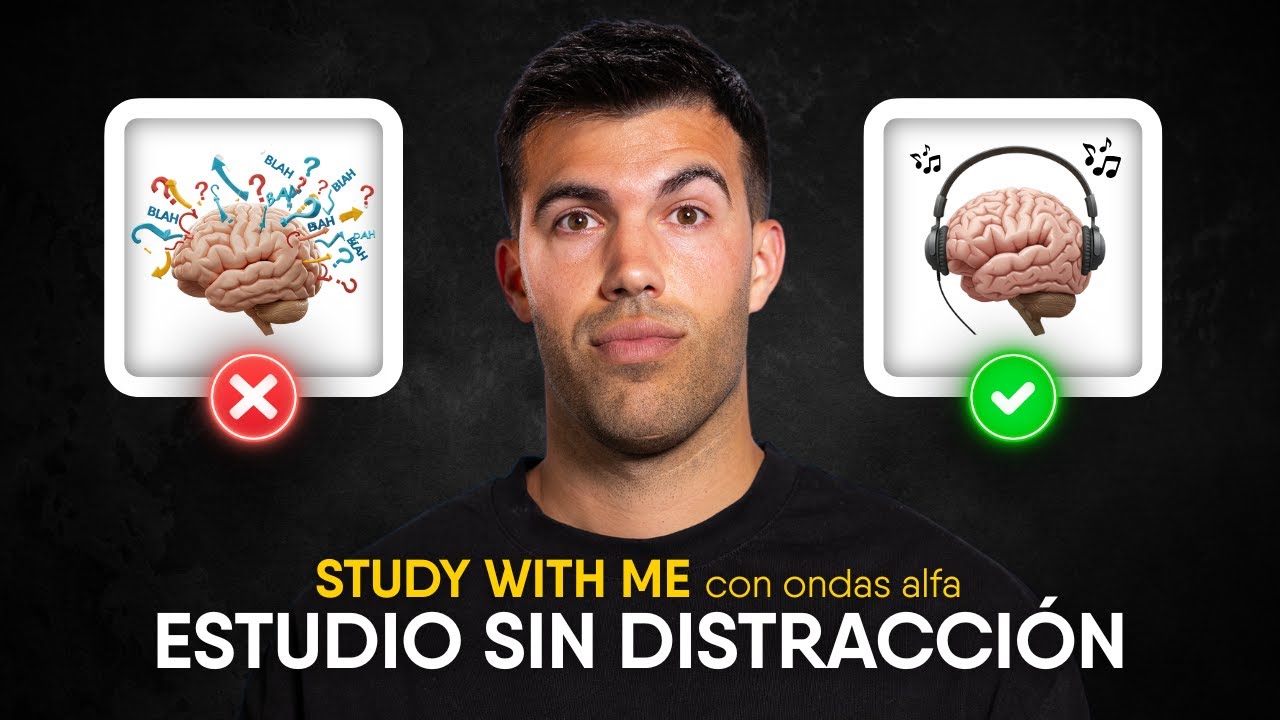 STUDY WITH ME para mejorar la CONCENTRACIÓN 🎧