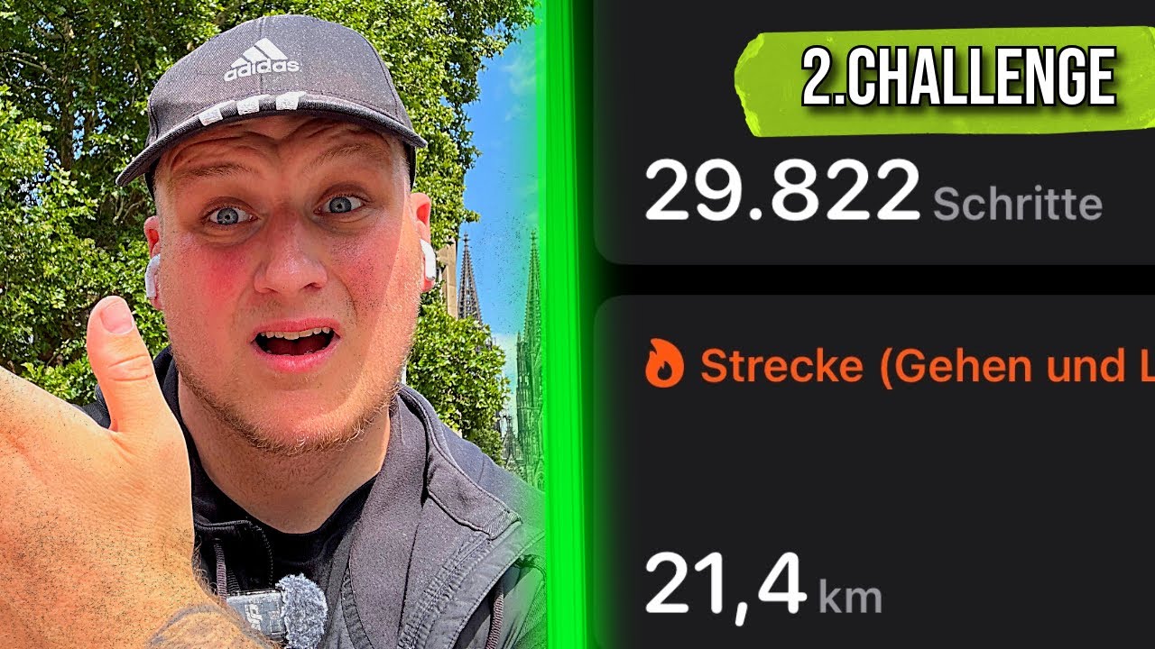 30.000 Schritte mit 125 Kilo – Ich hab’s einfach durchgezogen! 💥