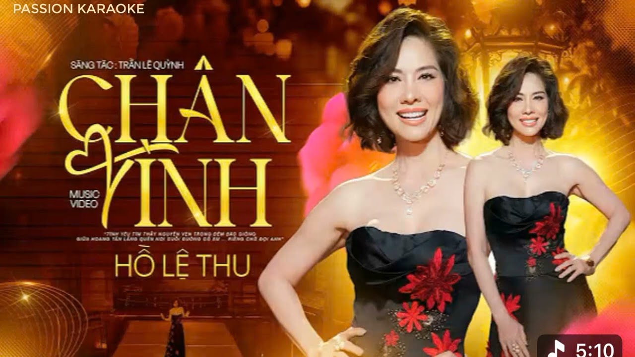 KARAOKE: CHÂN TÌNH | HỒ LỆ THU 2026| PASSION BEAT.