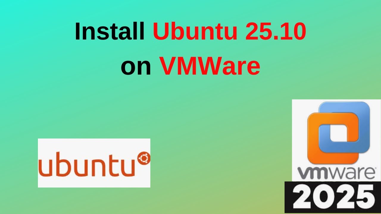 🔥 Как загрузить и установить Ubuntu 25.10 Questing quokka на VMware | Пошаговое руководство 2025!
