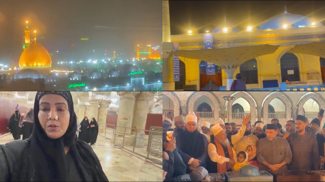 Unforgettable trip to Iraq❤️Alhumdulillah itni saari Ziyarat😍Wilad-e-GhausPak🤲🏻Najaf,Karabala💕