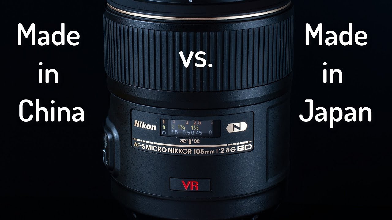 Nikon Micro-Nikkor 105mm f/2.8 VR: сделано в Китае против сделано в Японии