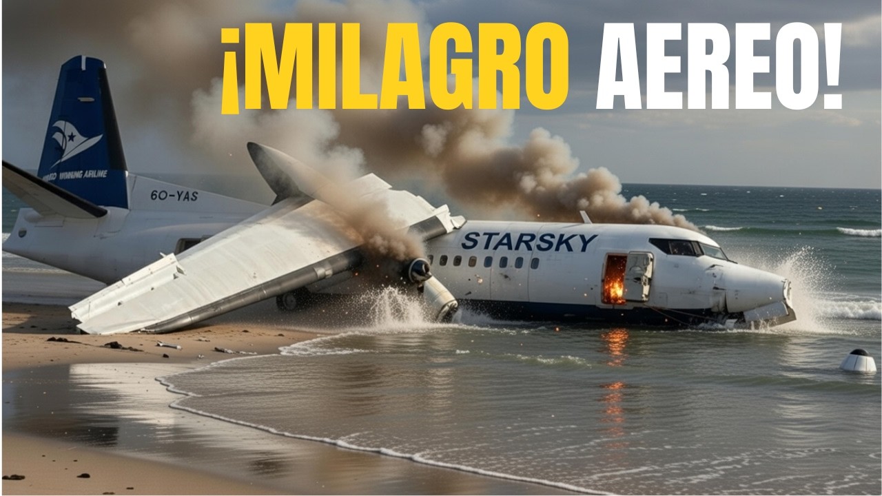Aterrizaje de EMERGENCIA en SOMALIA | El vuelo que todos lograron SOBREVIVIR ¿Por qué lo hizo?