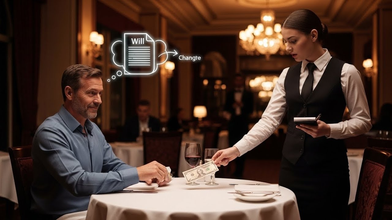 The Billionaire Left a $5 Tip to Test the Waitress — What She Said Rewrote His Will