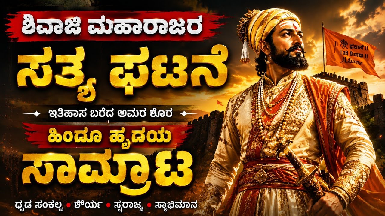 ಶಿವಾಜಿ ಮಹಾರಾಜರ ಸತ್ಯ ಘಟನೆ. ಹಿಂದೂ ಹೃದಯ ಸಾಮ್ರಾಟ. #shrishail #guruji #ಯಡೂರ #sivaji 