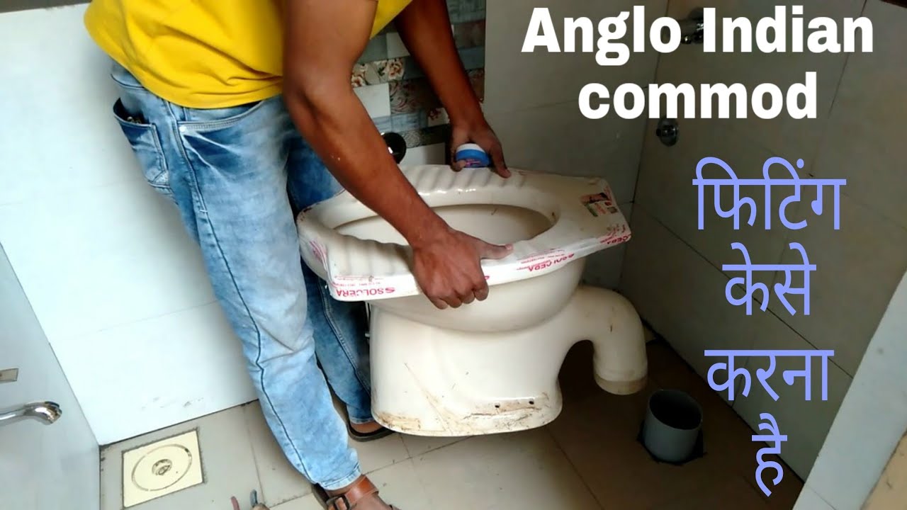 How to install western floor mounted toilet/ commod full guide