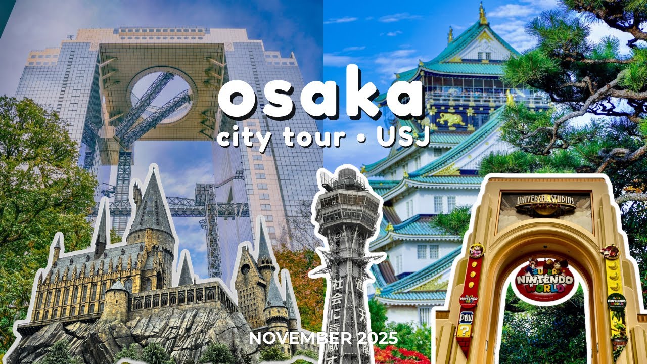 Exploring Osaka City and USJ🎢 Universal studios japan | Osaka Vlog | Monique Talusan