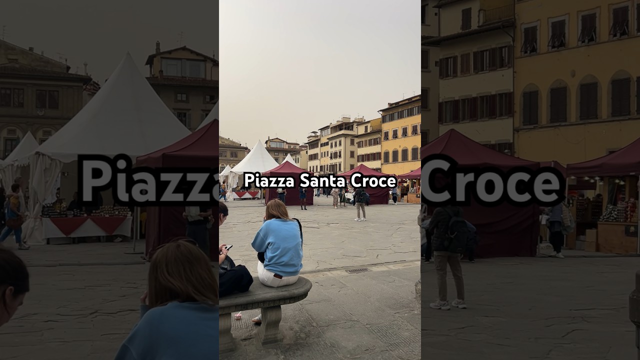 Piazza Santa Croce,Florence#florence#Firenze#Florenceitaly#travelinspiration#travel##explore-#vlog
