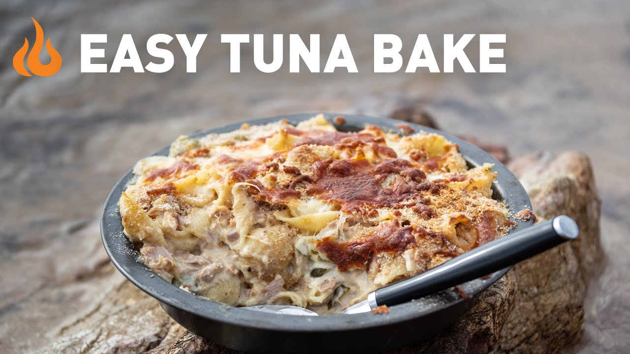 10/10 Запеканка из тунца с БЕКОНОМ, сырным соусом и солеными огурцами!?