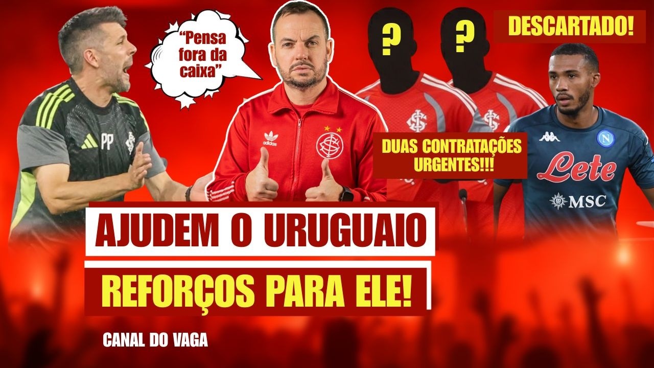 AJUDEM O URUGUAIO! | ELE PRECISA DE REFORÇOS URGENTES! | ZAGUEIRO DESCARTADO | PENSAR FORA DA CAIXA!