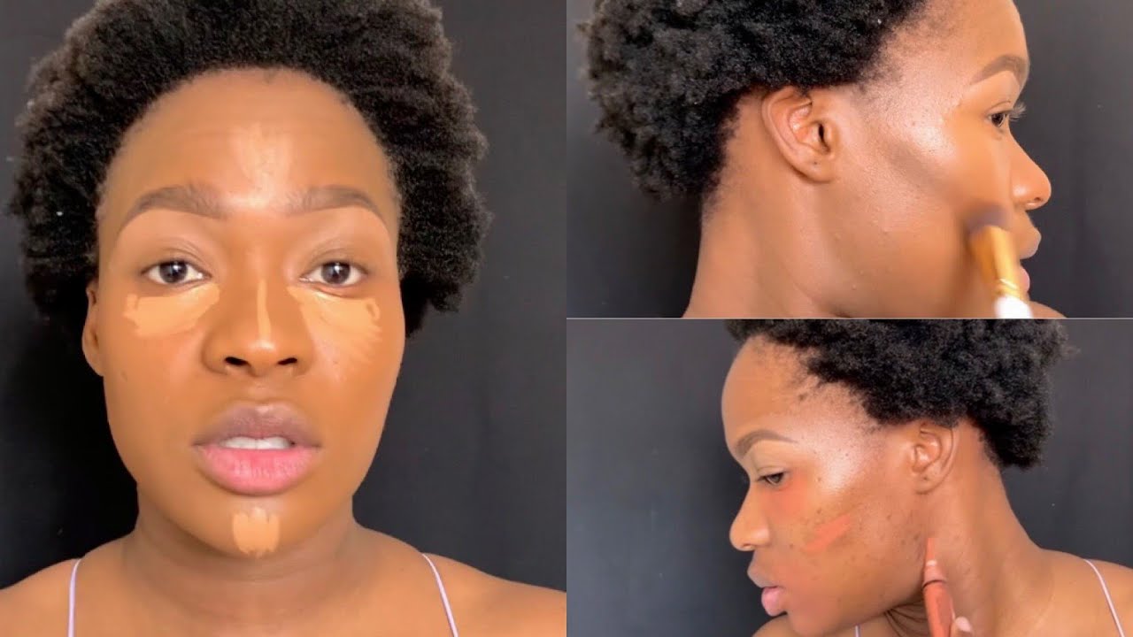 STEP by STEP HIGHLIGHT & CONTOUR ROUTINE || South African Youtuber