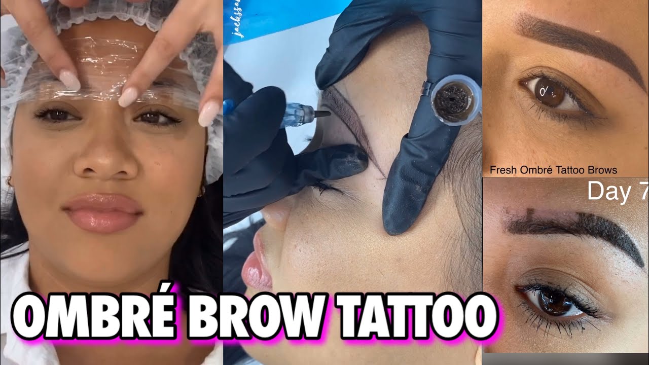 OMBRÉ BROW TATTOO + HEALING! (PART ONE) | JACKSSANCHEZTV