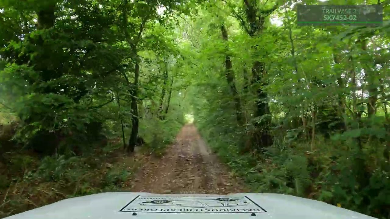 Green Lanes in a Dacia Duster - Near Moreleigh/Preston, Devon