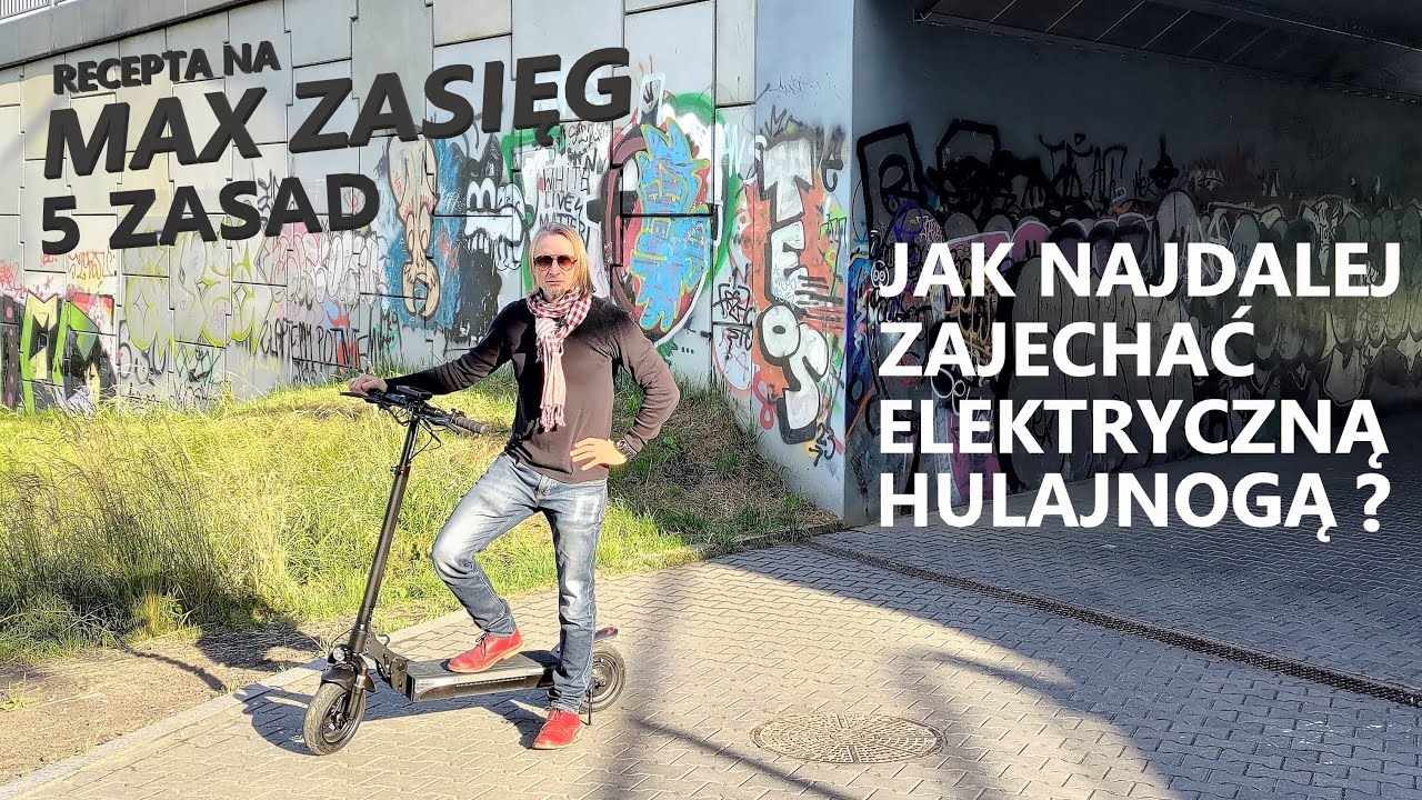 Jak najdalej zajechać e-hulajnogą na jednym ładowaniu?  Ekonomiczna jazda na długą trasę