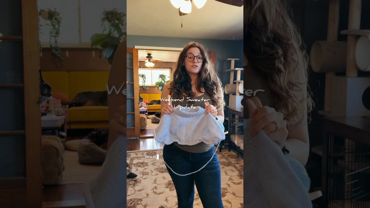 #weekendsweater update! #knitting #knitwear #sweaterknitting