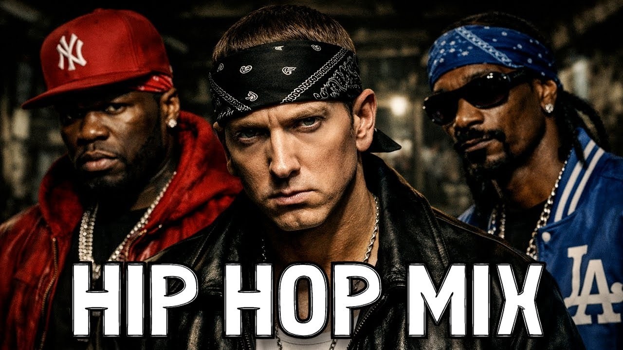Eminem, 50 Cent, Snoop Dogg, 2Pac, Biggie, Dr Dre, Ice Cube, Lil Wayne, The Game, Dmx - HIP HOP MIX