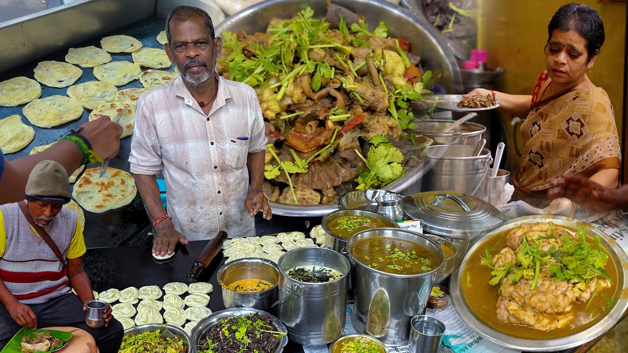 Магазин Salem Chevvaipettai Naveen Shop предлагает блюда из баранины и курицы карри — небольшой м...