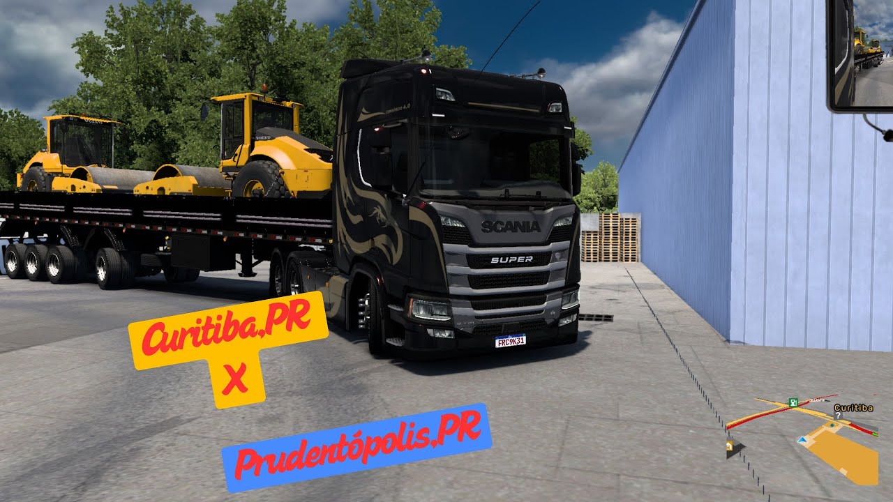 Euro Truck Simulator 2...  x Curitiba,PR x Prudentópolis,PR