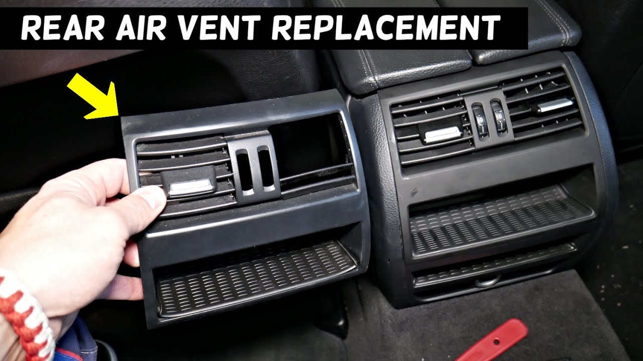 REAR AIR VENT REPLACEMENT REMOVAL BMW F10, F11 520i 525i 528i 530i 535i 550i 518d 520d 525d 530d 535