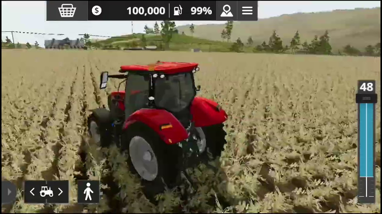 tractor sound and speed in FS20 game CASE(maxxumCVX145/175hp)