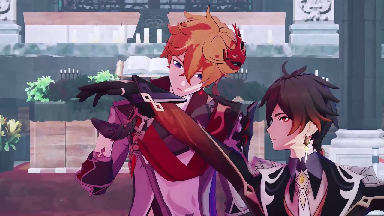 【Genshin Impact MMD】Trouble Maker【Childe X Zhongli】