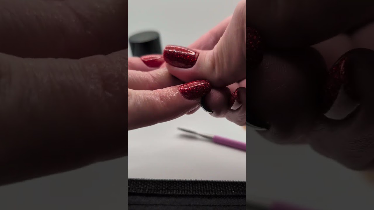 Nail removal dash tab and brush on glue