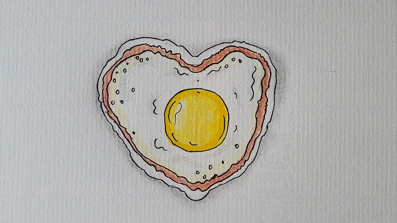 How to Draw Egg | Egg Drawing step by step