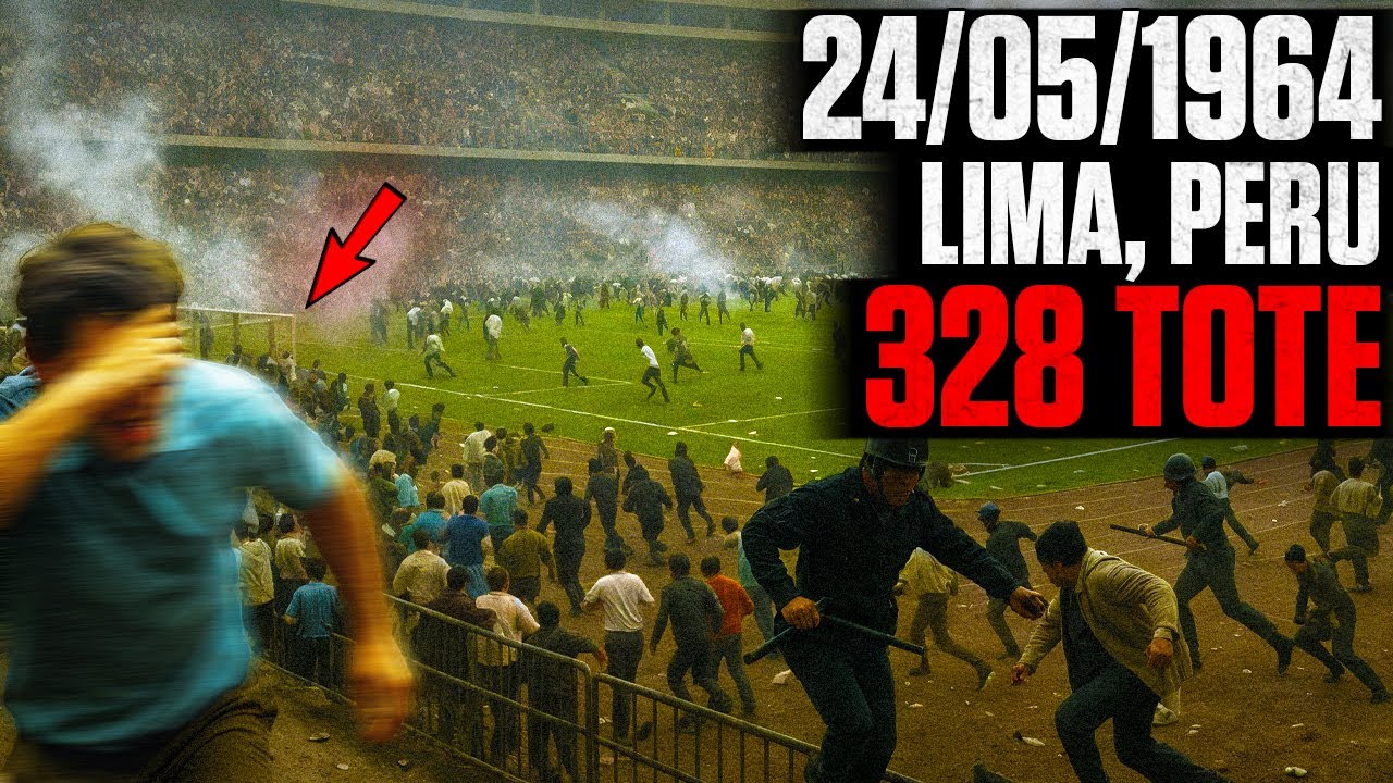 Die BLUTIGSTE Fußballtragödie aller Zeiten: 328 Tote bei Massenpanik