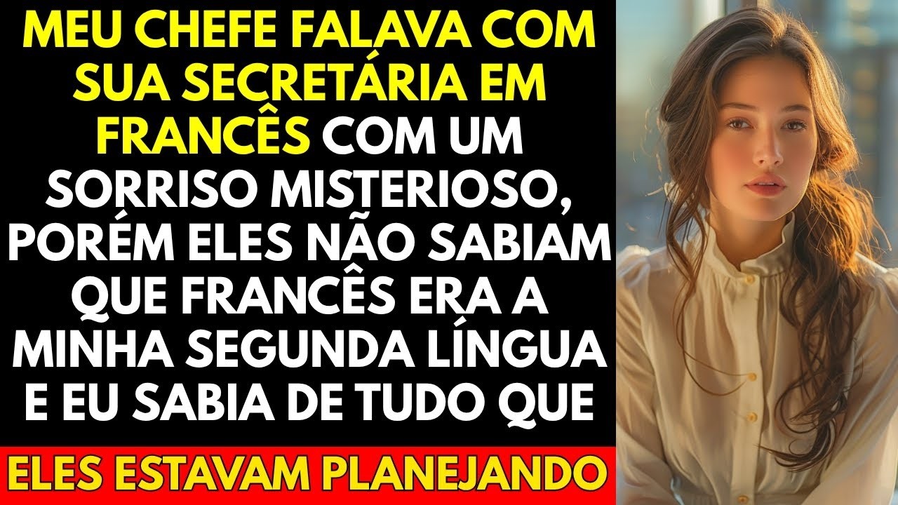 Meu Chefe Falava Com Sua Secretária Em Francês Com Um Sorriso Misterioso, Porém Eles Não Sabiam