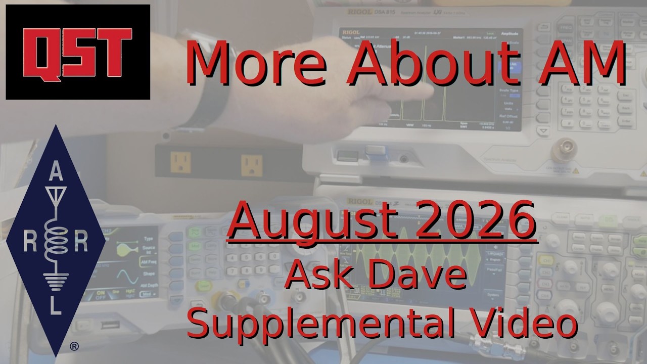 Ask Dave, August 2026, More About AM