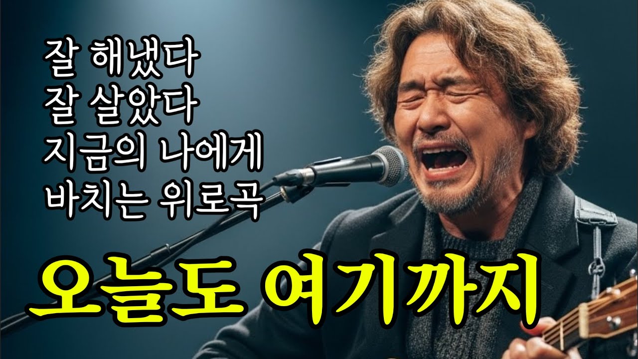 🎵 오늘도 여기까지ㅣ누가 알아주지 않아도 묵묵히 버텨온 당신께.. #감성트로트